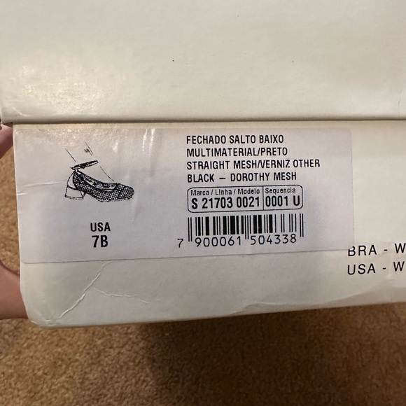 Schutz Dorothy black 2.5” Mesh Pumps Sz 7 - Picture 4 of 9